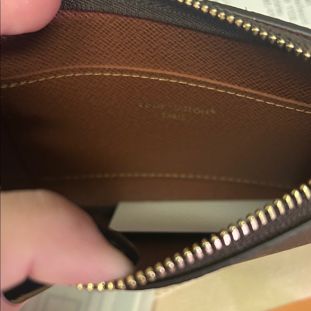 Louis Vuitton Brown Monogram Keychain Wallet Card Holder - Picture 3 of 5